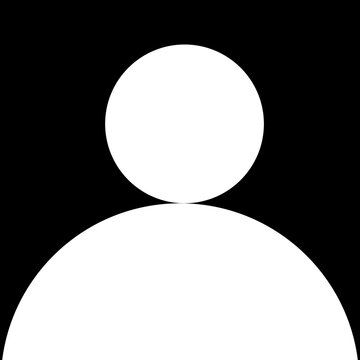 Default user profile placeholder icon with minimalist white silhouette avatar design