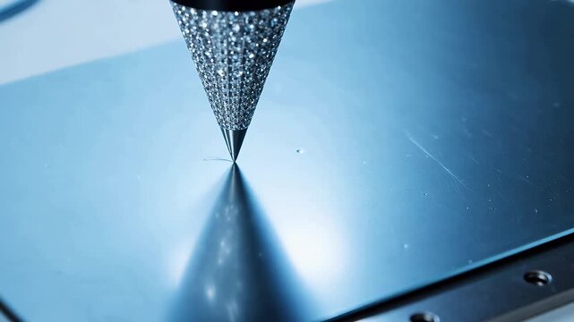 Macro to Nano: Indenter Stress Reveals Thin Film Adhesion