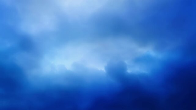 Abstract blue cloud-like texture with gradient light and shadows