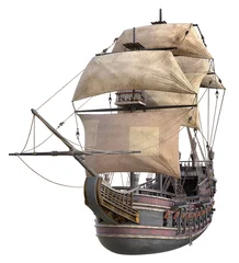 Piratenschiff, Freisteller © Michael Rosskothen