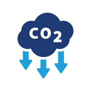 Reduce co2 icon