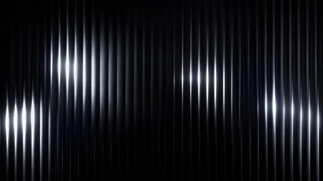 Futuristic Abstract Black Glossy Wave Pattern Metallic Background