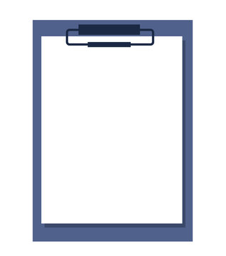 Clipboard with Blank Paper