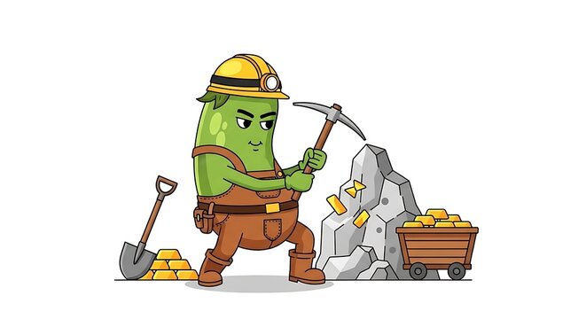 Construction worker operating mini excavator outdoors.