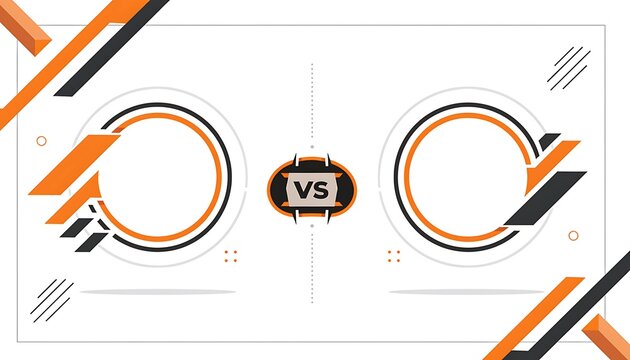Vector illustration of brand comparison tools compass and magnifying glass.
