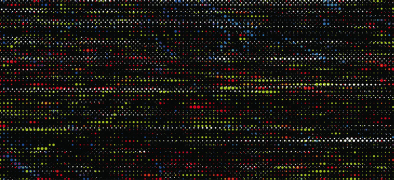 RGB LED pixel matrix digital screen background with a diagonal dot pattern, featuring an LCD and CRT monitor pixel texture. 