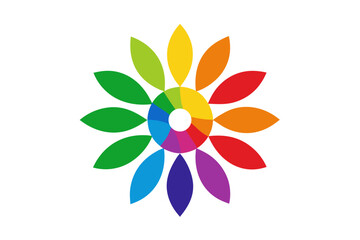 Fototapeta premium Vibrant Circular Logo Design