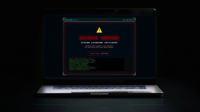 4K Ransomware Interface: Data Locked, Deadline, and Payment Options