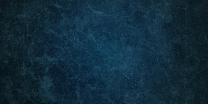 Dark blue color grunge old aged retro vintage stone concrete cement blackboard chalkboard wall backdrop floor texture. Black anthracite dark gray wall retro old slate grunge backdrop background.