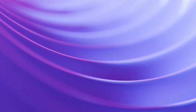 Abstract 3D Render of Purple Wavy Background with Soft Ripples.