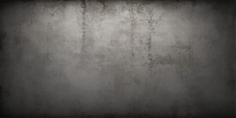 Fototapeta premium Dark grunge concrete and metal wall texture background with aged rough stone surface, vintage black and gray industrial cement backdrop, dirty textured blank wallpaper design
