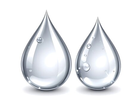 Elegant silver drop earrings with clear gemstones.