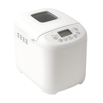 Automatic bread maker machine isolated on transparent background