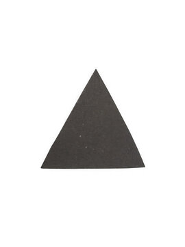 Solid black equilateral triangle shape