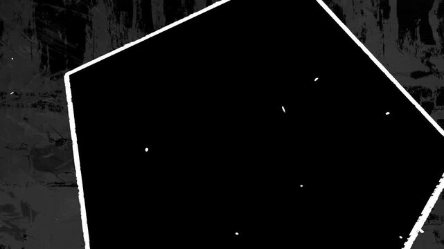 Grunge Punch Hole Transition with Transparent Alpha Channel Overlay for Video Editing
