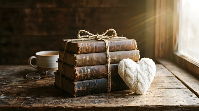 Celebrating book lovers' day world book day vintage books tea and cozy reading nook