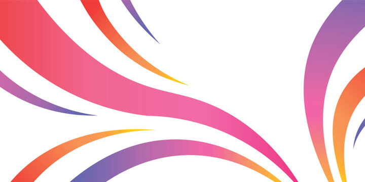 Dynamic Color Lines Splashes Pattern. Vector Background with Flowing Rainbow Lines. Curve and Wave Swirl Ribbons Bg.