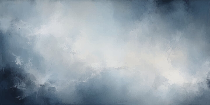 Dramatic dark storm clouds in the sky over blue backdrop abstract cloudscape with fog, motion and natural weather texture