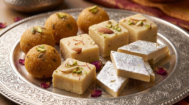 Indian mithai sweets for Raksha Bandhan festival