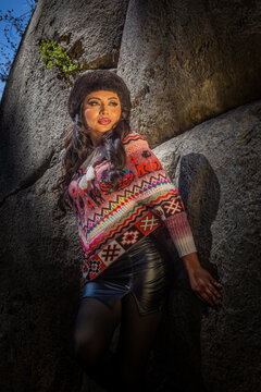 Andean Fashion Peruvian Textile Handmade textile fashion from the Peruvian Andes