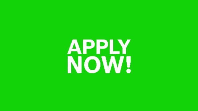 Apply Now For Your Dream Job