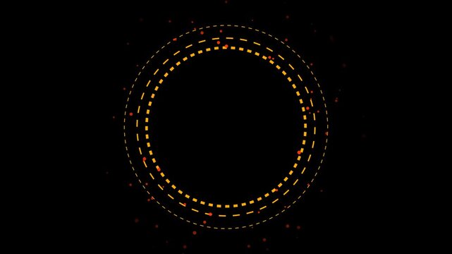 Circular Audio Spectrum Equalizer Glowing Music Visualizer 4K