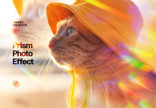 Prism Photo Effect For Poster And Social Media Design