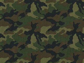 Fototapeta premium Seamless Woodland Camouflage Pattern Background for Apparel and Tactical Gear
