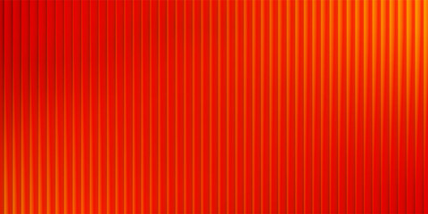 Red orange yellow ribbed glass. Vector ribbed glass texture background. Mesh gradient. acrylic ribbed bath surface. Reeded glass background semitransparent overlay. Bath wall window © wahyu