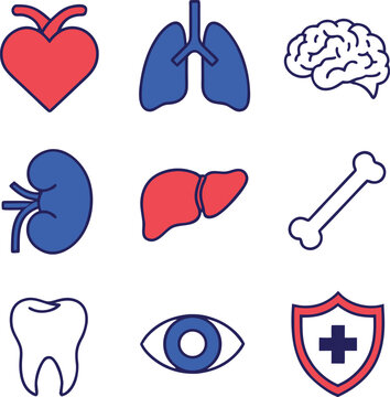 Hospital Medical Equipment & Healthcare Icons Pack