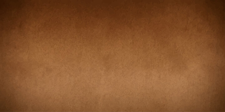 Vintage grunge background featuring a blank aged parchment paper texture overlay on a rough brown antique leather material canvas