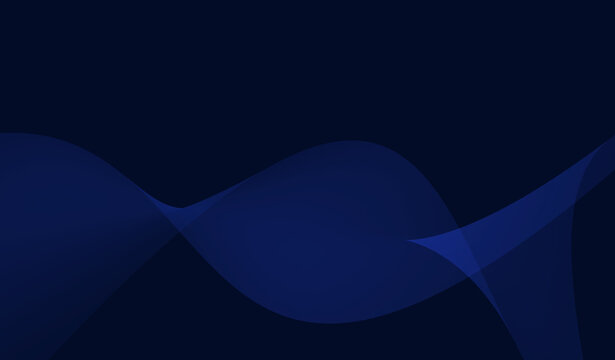 Abstract blue wave background curve dark, abstract blue wave background with smooth curve and flowing shape on dark navy design