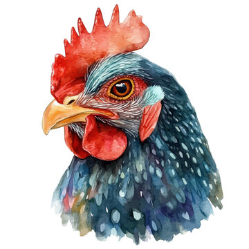 Chivito, watercolor vector clipart, isolated on a white background.