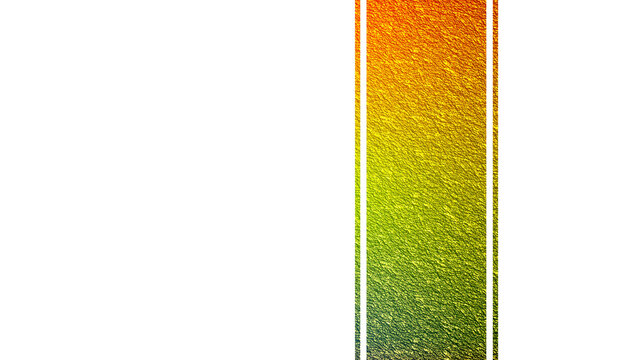 Vibrant metallic gradient vertical stripe overlay with elegant borders isolated on transparent background 8K