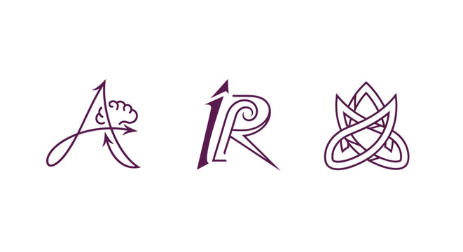 Elegant decorative initials and intricate monogram design.