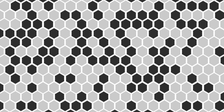 Honeycomb pattern with hexagon mesh. Texture bee comb grid. Flat vector illustration isolated on white background. vector ilustration