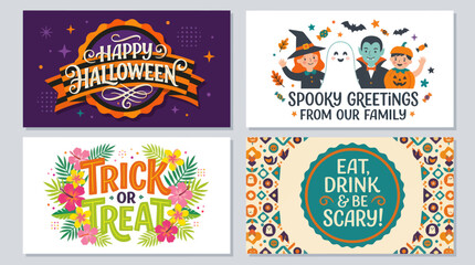 Halloween holiday celebration greetings © Iyan