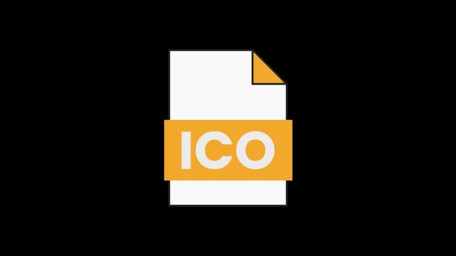 ICO File Icon: A clean, modern icon representing an ICO file format, indicating an image or icon file type.