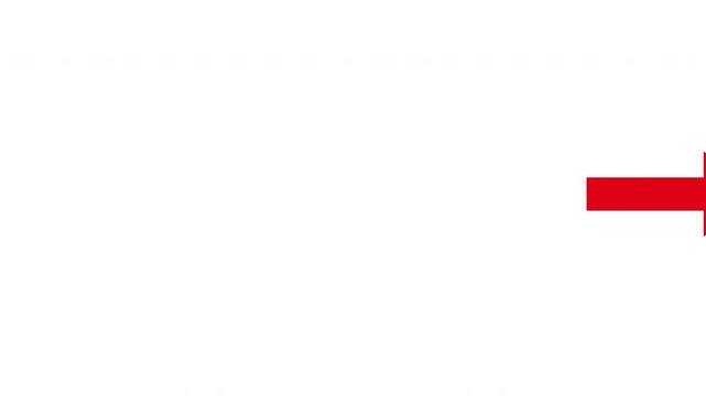Animated Right Arrow Motion &ndash; Sliding Direction Indicator on White Background