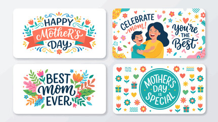 Mothers day celebration greetings and art © Lexxa