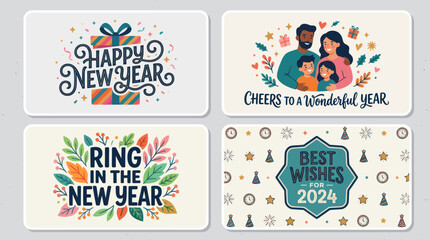 New year celebration greetings and wishes © Lukas