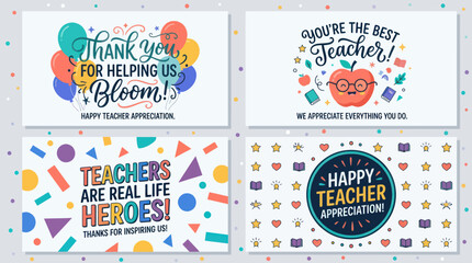 Teacher appreciation greetings © PajeroFortuna