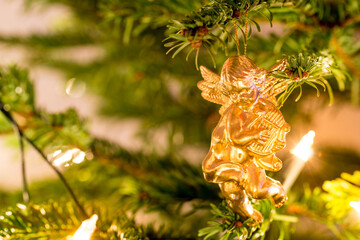 Fototapeta premium Engel am Weihnachtsbaum 
