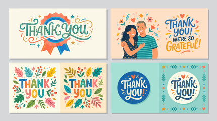Thank you greetings collection © PajeroFortuna