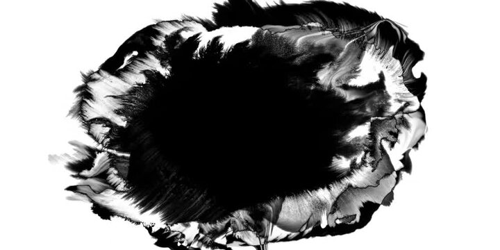 Abstract Colorful Paint Ink Liquid Explode Diffusion Psychedelic Blast Movement.