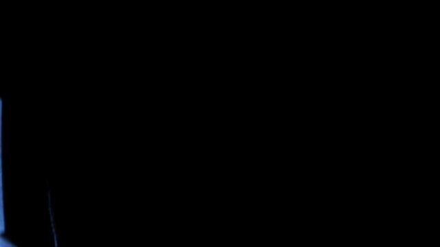 Light leaks 4k footage on black background. Natural lighting lamp rays bokeh effect. Light organic leaks effect background animation stock footage. 