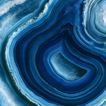 Luxury Blue Agate Stone Texture