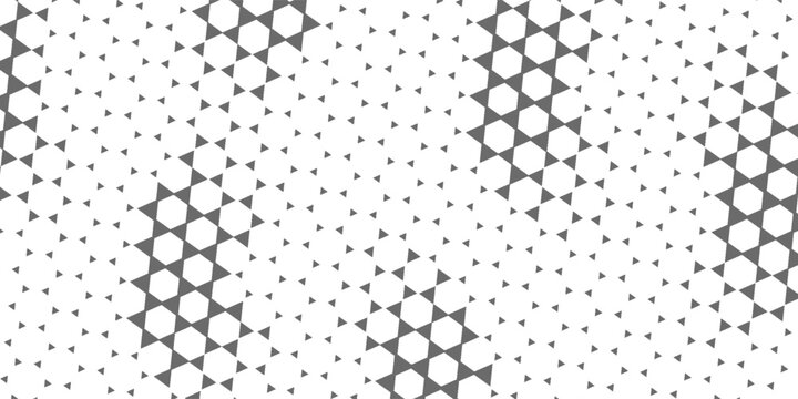 Geometric pattern of black diamonds on a white background.Seamless in one direction.Long fade out.The radial transformation method.