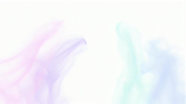 Cinematic pastel smoke cloud background abstract art dreamy texture airy minimal design with soft purple and blue ink vapor clouds for modern gentle banner and creative template use