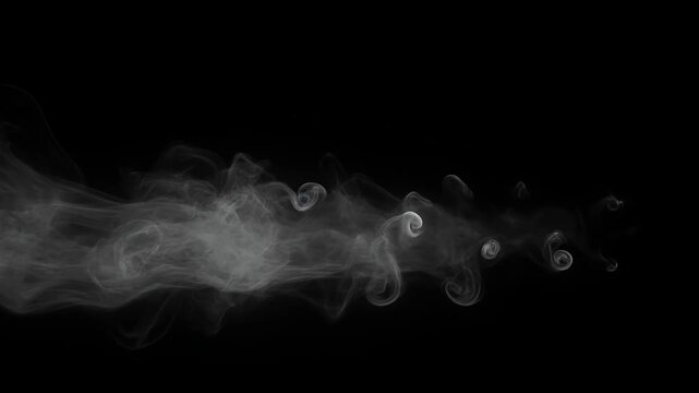 Cinematic smoke cloud background swirl dark air abstract texture motion curl vapor shape wave pattern dreamy design minimal art effect mysterious mood with copyspace and surreal atmosphere